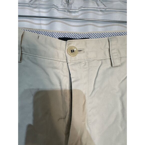 Banana‎ Republic Mens Khaki Chino Shorts Size 34 Flat Front - Picture 5 of 5